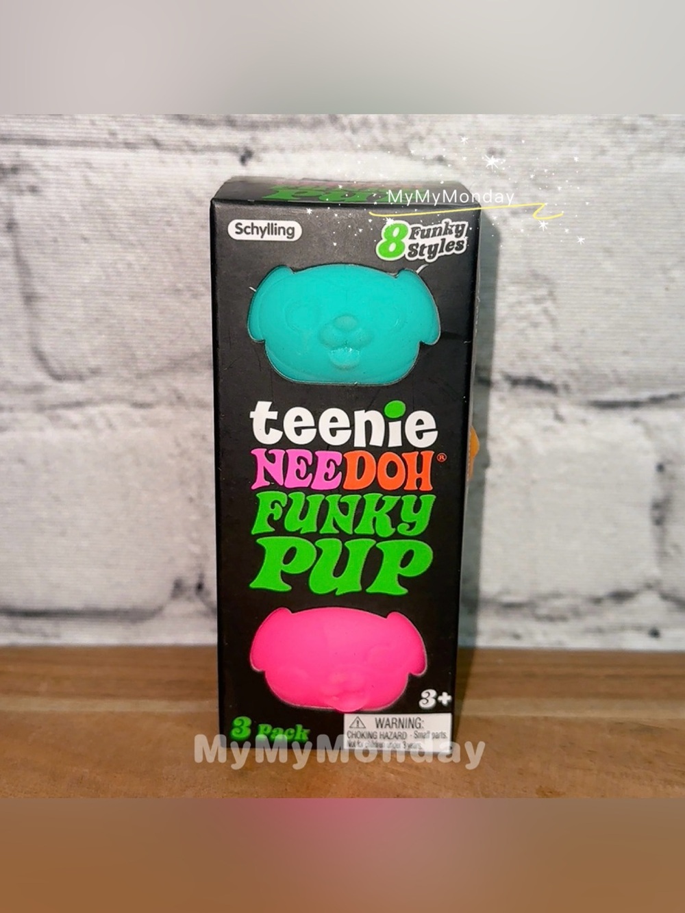 NeeDoh Teenie Funky Pup of 3